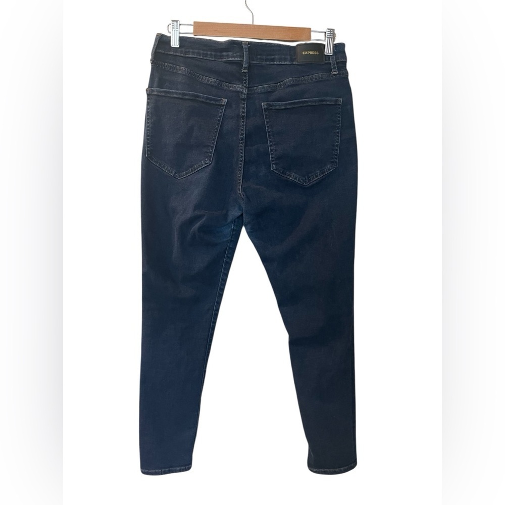 Express Women's Skinny High Rise Denim Jeans Dark Wash Size: 12R
